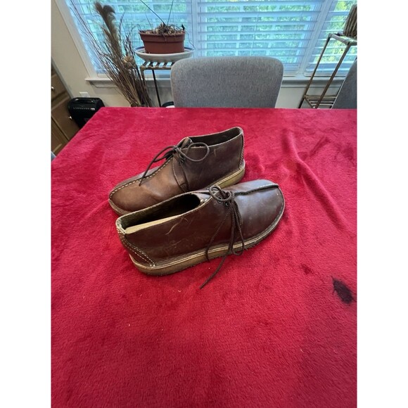 CLARKS ORIGINALS DESERT TREK TAN LEATHER LIMITED EDITION \